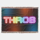 SlipperyJoe's throb Regenbogenförmige Gradientendi Decke (Vorderseite)