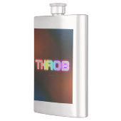 SlipperyJoe's throb Regenbogenförmige Gradientendi Flachmann (Links)