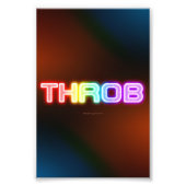 SlipperyJoe's throb Regenbogenförmige Gradientendi Fotodruck (Vorne)