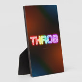 SlipperyJoe's throb Regenbogenförmige Gradientendi Fotoplatte (Seite)