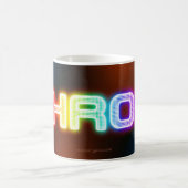 SlipperyJoe's throb Regenbogenförmige Gradientendi Kaffeetasse (Mittel)