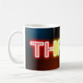 SlipperyJoe's throb Regenbogenförmige Gradientendi Kaffeetasse (Links)