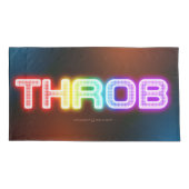 SlipperyJoe's throb Regenbogenförmige Gradientendi Kissenbezug (Rückseite)