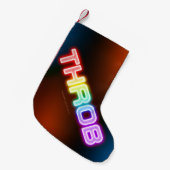 SlipperyJoe's throb Regenbogenförmige Gradientendi Kleiner Weihnachtsstrumpf (Vorderansicht (hängend))