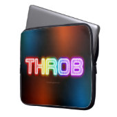 SlipperyJoe's throb Regenbogenförmige Gradientendi Laptopschutzhülle (Vorderseite Links)