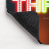 SlipperyJoe's throb Regenbogenförmige Gradientendi Mousepad (Ecke)