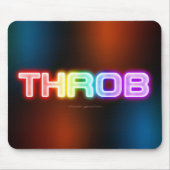 SlipperyJoe's throb Regenbogenförmige Gradientendi Mousepad (Vorne)