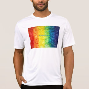 SlipperyJoe's tie-gefärbte Flagge Regenbogen in et T-Shirt