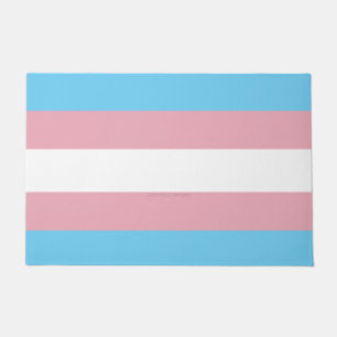 SlipperyJoe's Transgender-Stolzflagge Sichtbarkeit Fußmatte
