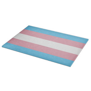 SlipperyJoe's Transgender-Stolzflagge Sichtbarkeit Schneidebrett