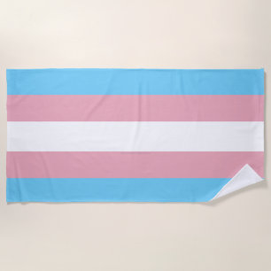 SlipperyJoe's Transgender-Stolzflagge Sichtbarkeit Strandtuch