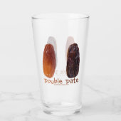 SlipperyJoe's Two Dates Double Date lustiges Shriv Glas (Rückseite)