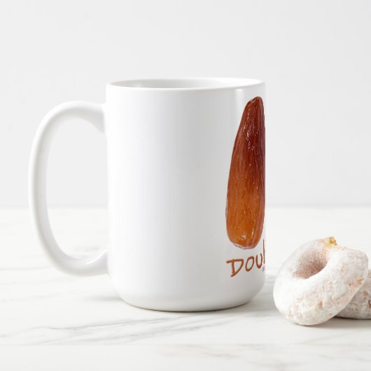 SlipperyJoe's Two Dates Double Date lustiges Shriv Kaffeetasse (Mit Donut)
