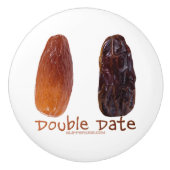 SlipperyJoe's Two Dates Double Date lustiges Shriv Keramikknauf (Vorderseite)
