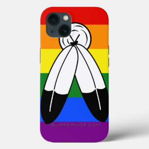 SlipperyJoe's Two-Spirit-Stolzflagge Indigene Symb Case-Mate iPhone Hülle