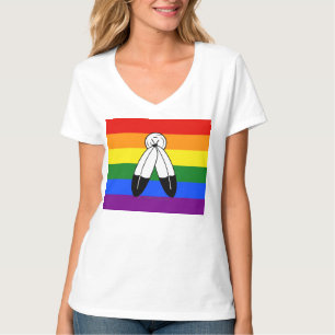 SlipperyJoe's Two-Spirit-Stolzflagge Indigene Symb T-Shirt