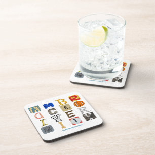 SlipperyJoe's Umarmungs-Diversity-Ausschnitt-Buchs Getränkeuntersetzer