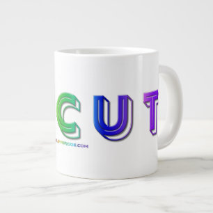 SlipperyJoe's unausgegorene, lebendige Regenbogenf Jumbo-Tasse