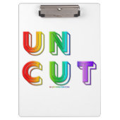 SlipperyJoe's unausgegorene, lebendige Regenbogenf Klemmbrett (Vorderseite)