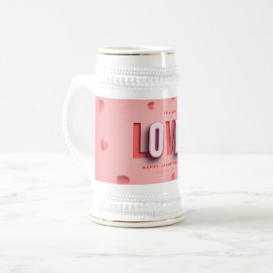 SlipperyJoe's Valentinstag-Geschenke romantischer Bierglas