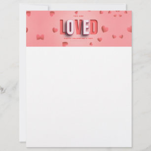 SlipperyJoe's Valentinstag-Geschenke romantischer Briefbogen