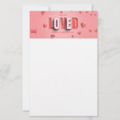 SlipperyJoe's Valentinstag-Geschenke romantischer Briefpapier (Vorderseite)