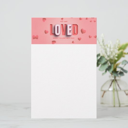 SlipperyJoe's Valentinstag-Geschenke romantischer Briefpapier (Stehend Vorderseite)