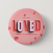 SlipperyJoe's Valentinstag-Geschenke romantischer  Button (Vorderseite)