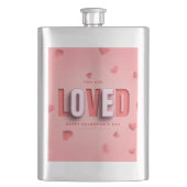 SlipperyJoe's Valentinstag-Geschenke romantischer Flachmann (Vorderseite)