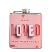 SlipperyJoe's Valentinstag-Geschenke romantischer Flachmann (Vorderseite)