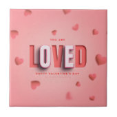 SlipperyJoe's Valentinstag-Geschenke romantischer Fliese (Vorderseite)