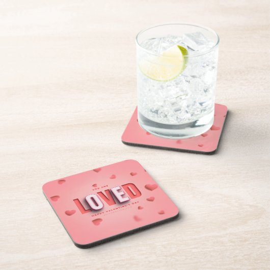 SlipperyJoe's Valentinstag-Geschenke romantischer Getränkeuntersetzer (Rechte Seite)