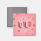SlipperyJoe's Valentinstag-Geschenke romantischer Magnet (Vorderseite/Rückseite)