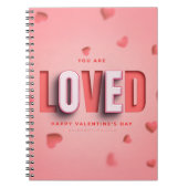 SlipperyJoe's Valentinstag-Geschenke romantischer  Notizblock (Vorderseite)