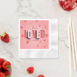 SlipperyJoe's Valentinstag-Geschenke romantischer Serviette