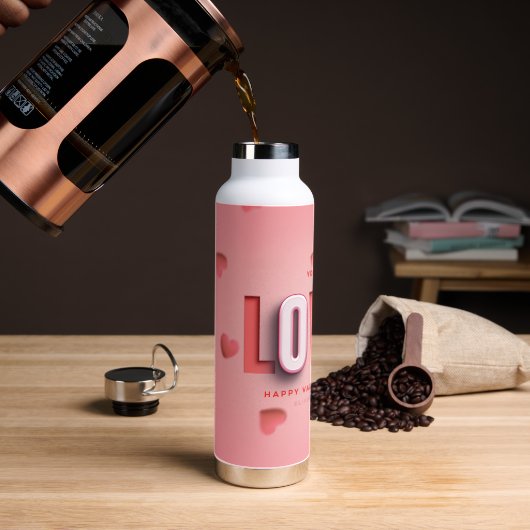 SlipperyJoe's Valentinstag-Geschenke romantischer Trinkflasche (Kaffee (gedreht))