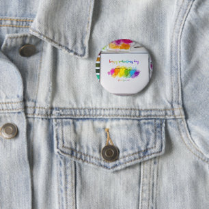 SlipperyJoe's Valentinstag Stimmung LGBTQ+ schwul Button