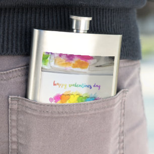 SlipperyJoe's Valentinstag Stimmung LGBTQ+ schwul Flachmann