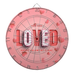 SlipperyJoe's Valentinstagsgeschenke romantischer  Dartscheibe