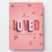 SlipperyJoe's Valentinstagsgeschenke romantischer  Fotoplatte (Vorderseite)