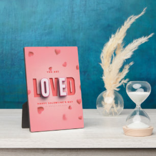 SlipperyJoe's Valentinstagsgeschenke romantischer Fotoplatte