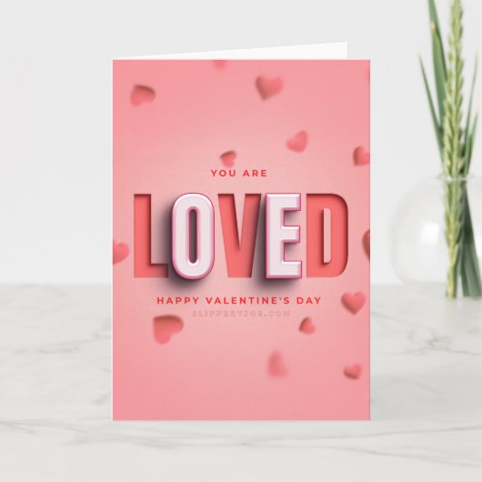 SlipperyJoe's Valentinstagsgeschenke romantischer Karte (Vorderseite)