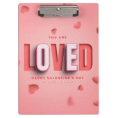 SlipperyJoe's Valentinstagsgeschenke romantischer Klemmbrett (Vorderseite)