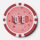 SlipperyJoe's Valentinstagsgeschenke romantischer  Pokerchips (Vorderseite)