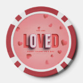 SlipperyJoe's Valentinstagsgeschenke romantischer  Pokerchips (Rückseite)