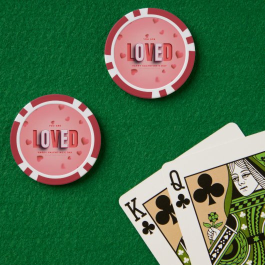 SlipperyJoe's Valentinstagsgeschenke romantischer  Pokerchips (Pokertisch (doppelt))