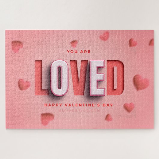 SlipperyJoe's Valentinstagsgeschenke romantischer Puzzle (Horizontal)