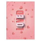 SlipperyJoe's Valentinstagsgeschenke romantischer Tischdecke (Vorderseite)