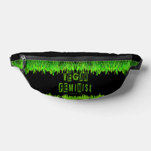 SlipperyJoe's vegane feministische aufmerksamkeits Bauchtasche