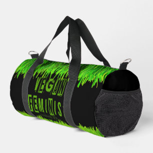 SlipperyJoe's vegane feministische aufmerksamkeits Duffle Bag